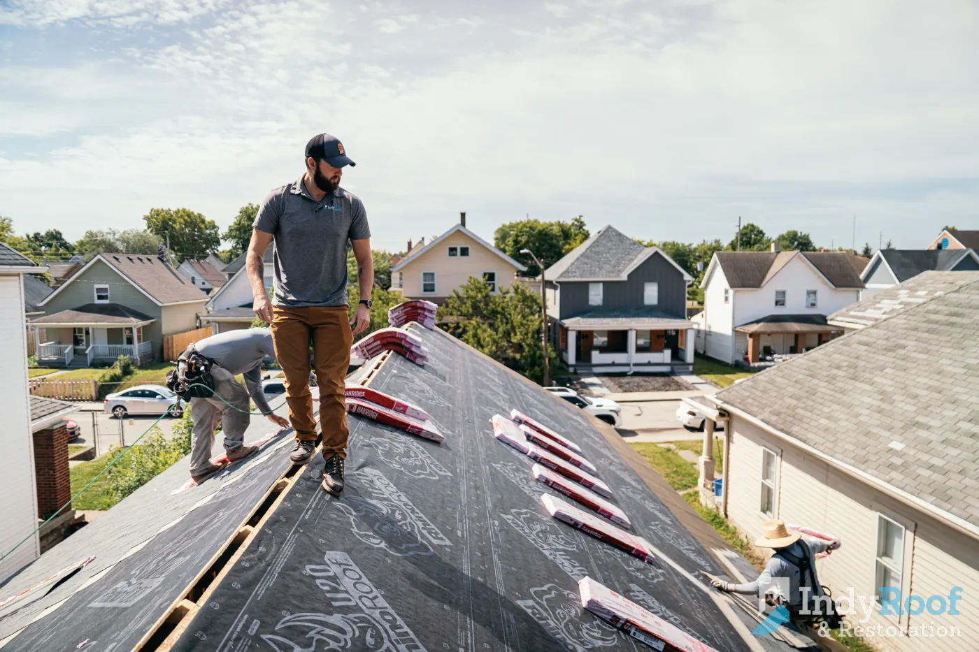 Commercial roof inspection documented in Mooreland